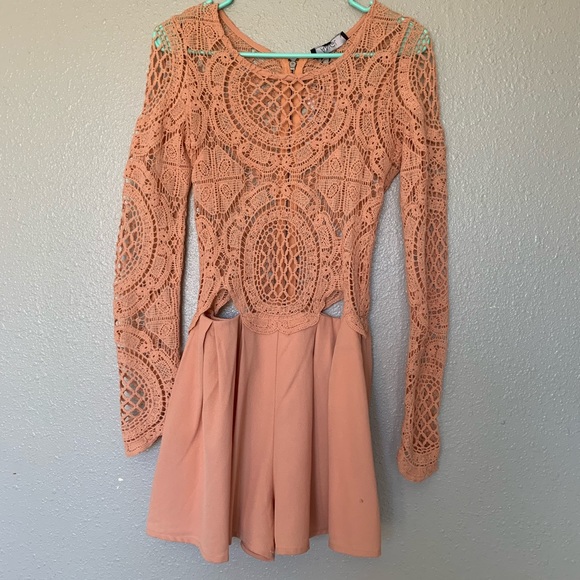 ANGL Other - Blush Pink Romper